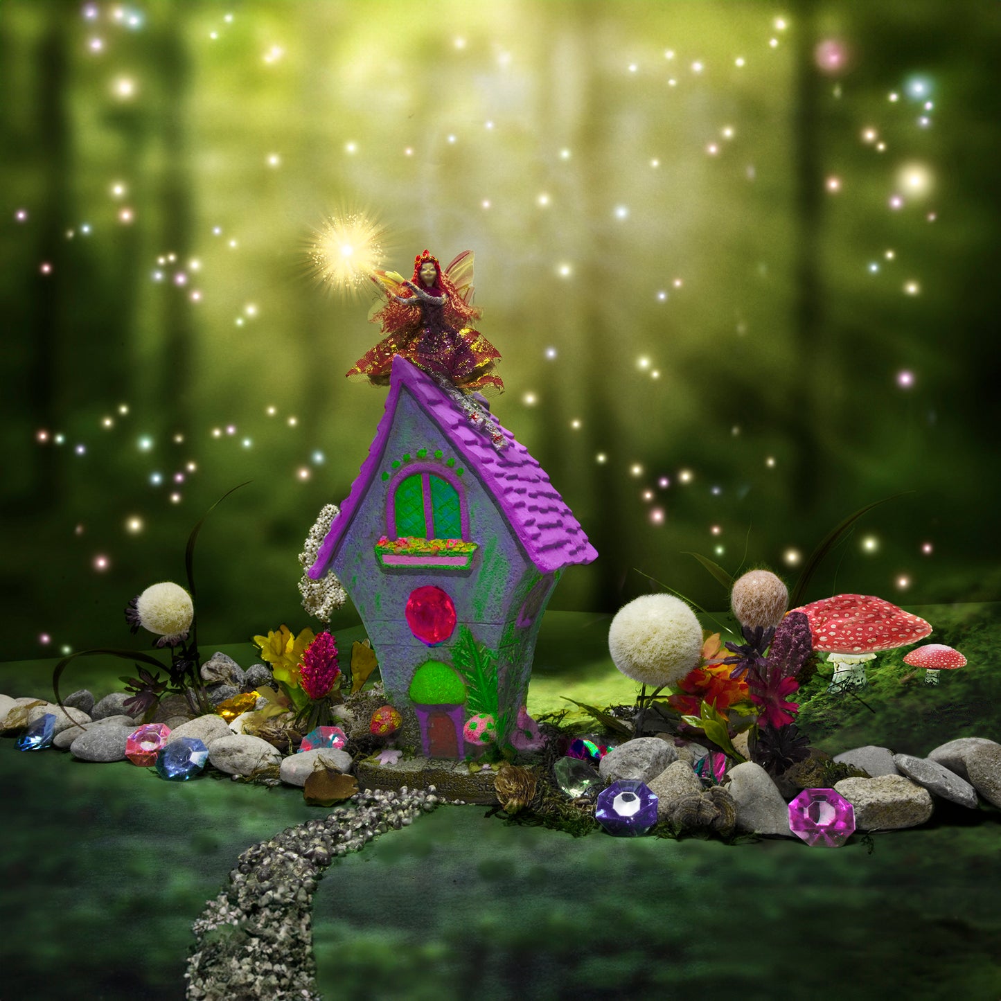 Whimsical Fairy's House Art