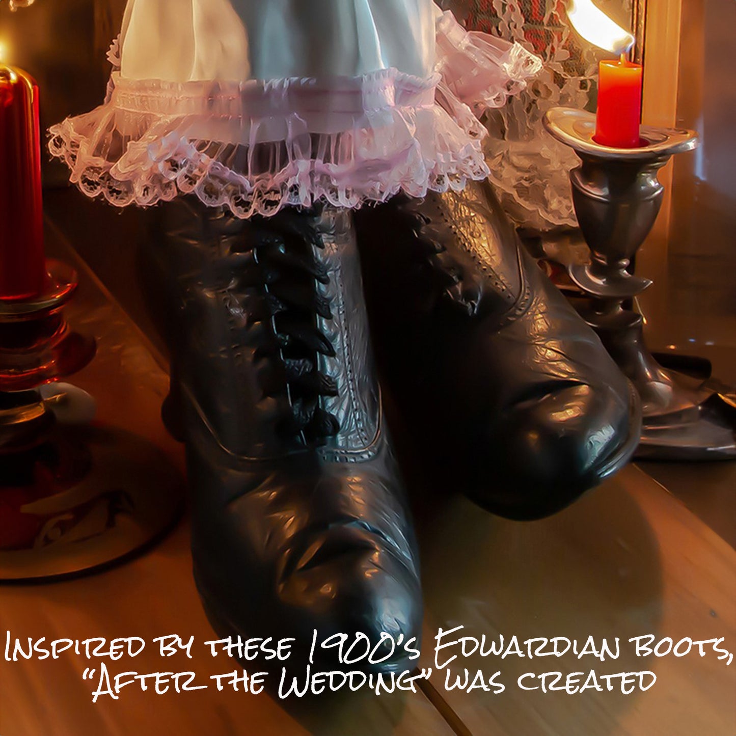 Vintage Looking Victorian Bride Fine Art