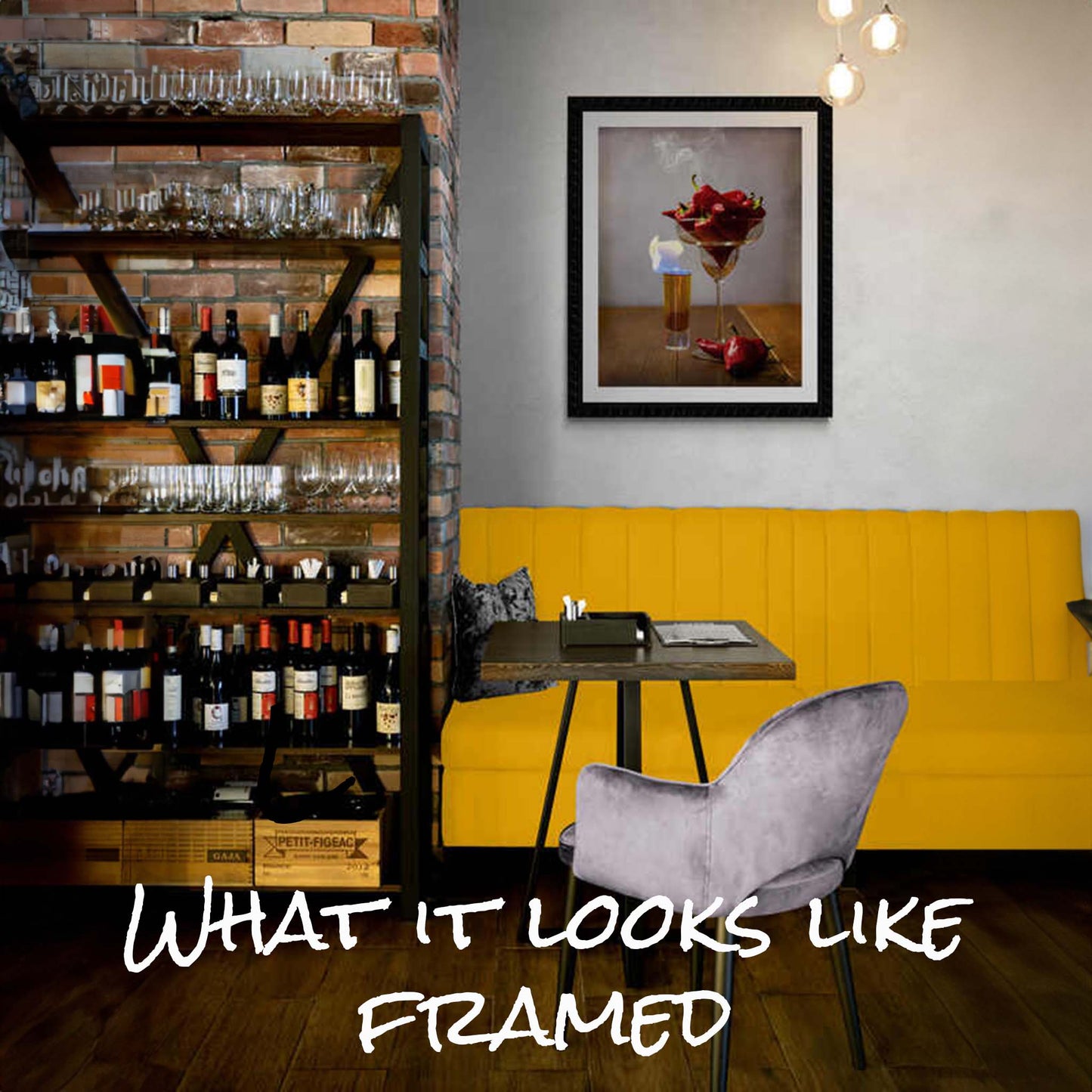 Chili Pepper Inspired Wall Art