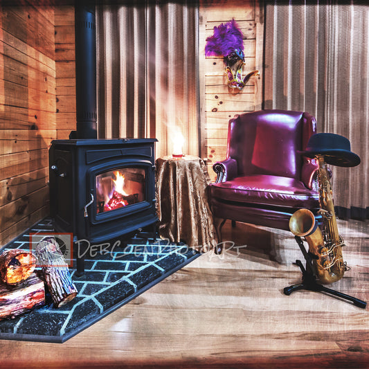 1930's Vintage Conn Saxophone Music Themed Art