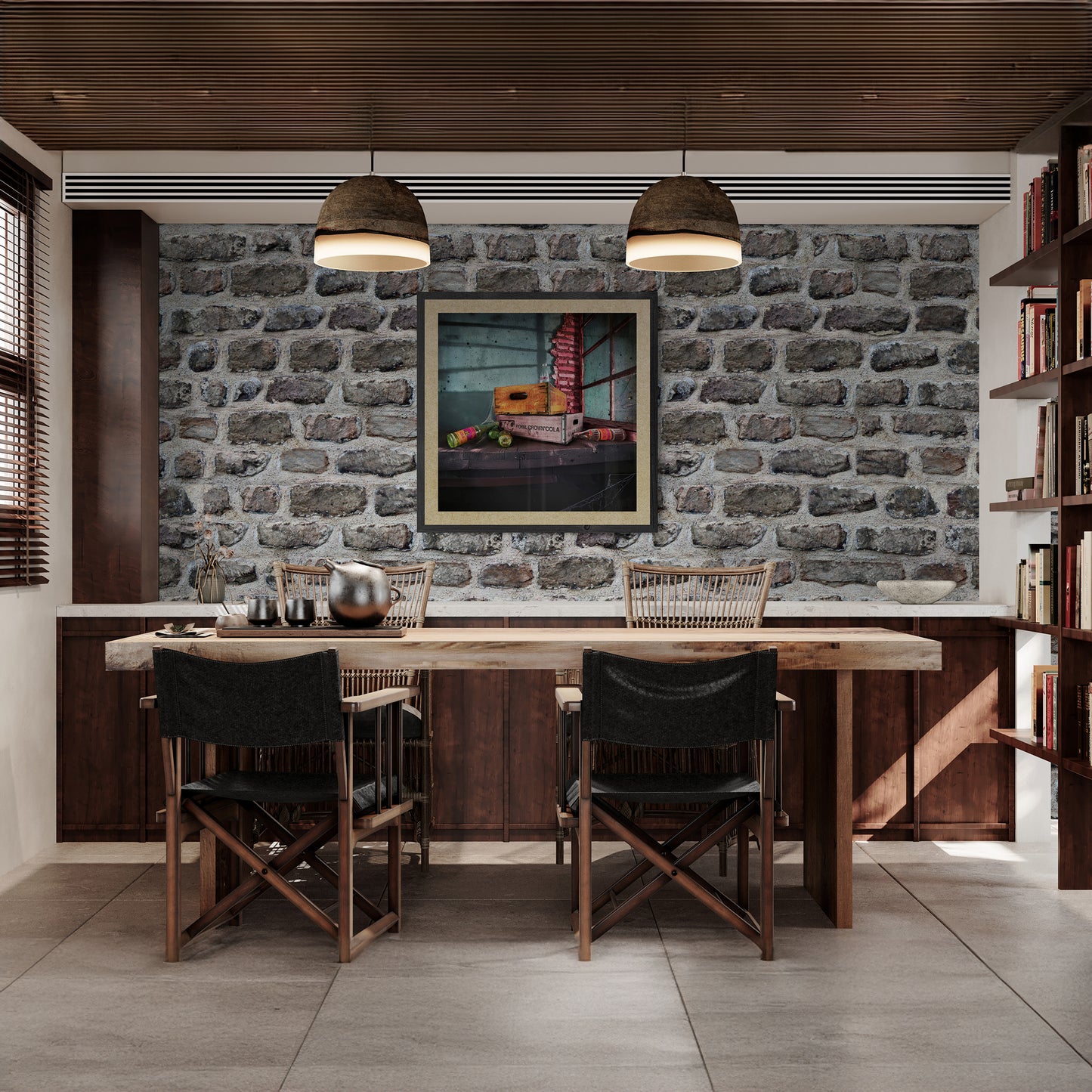 Nashville Inspired Fine Art with Vintage Soda Bottles and Bottling Crates