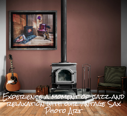 1930's Vintage Conn Saxophone Music Themed Art