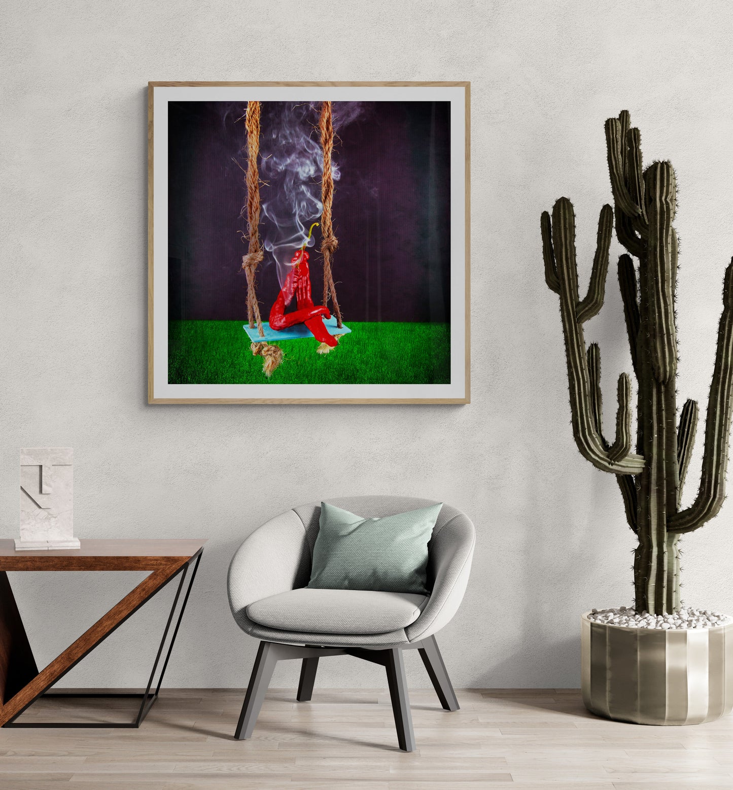 Red Chili Peppers Inspired Wall Art