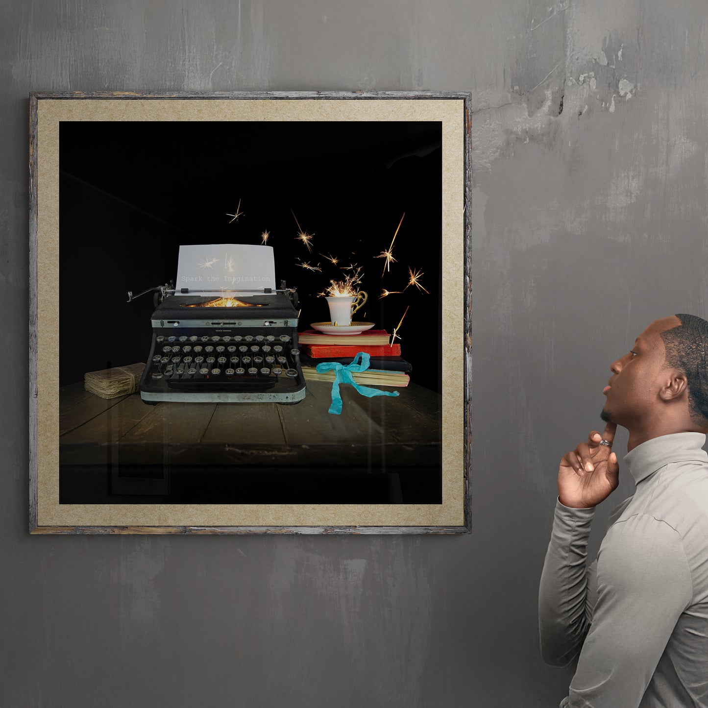 Royal Deluxe Typewriter Whimsical Home Art